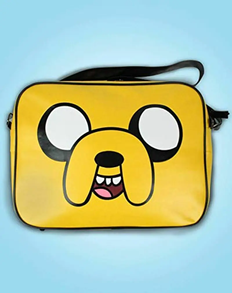 Noisy Sauce I bambini carattere Giallo Ecopelle Tracolla Messenger Bag miniatura 2