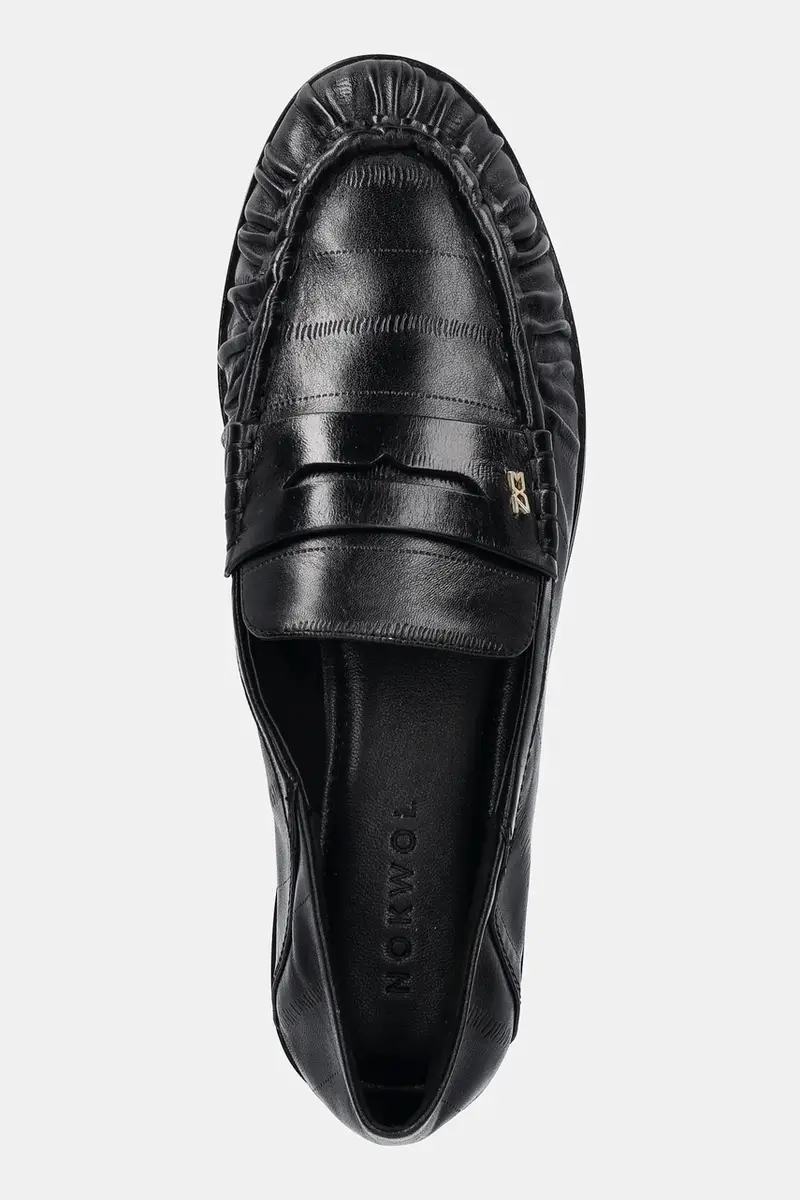 Nokwol Mocassini Donna Nero 3264359 miniatura 4