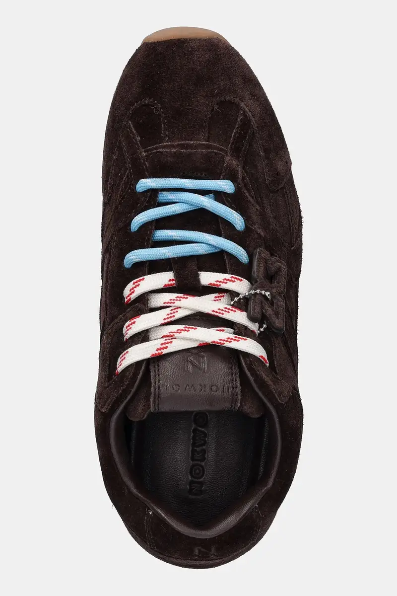 sneakers in camoscio Atlas Marrone miniatura 4