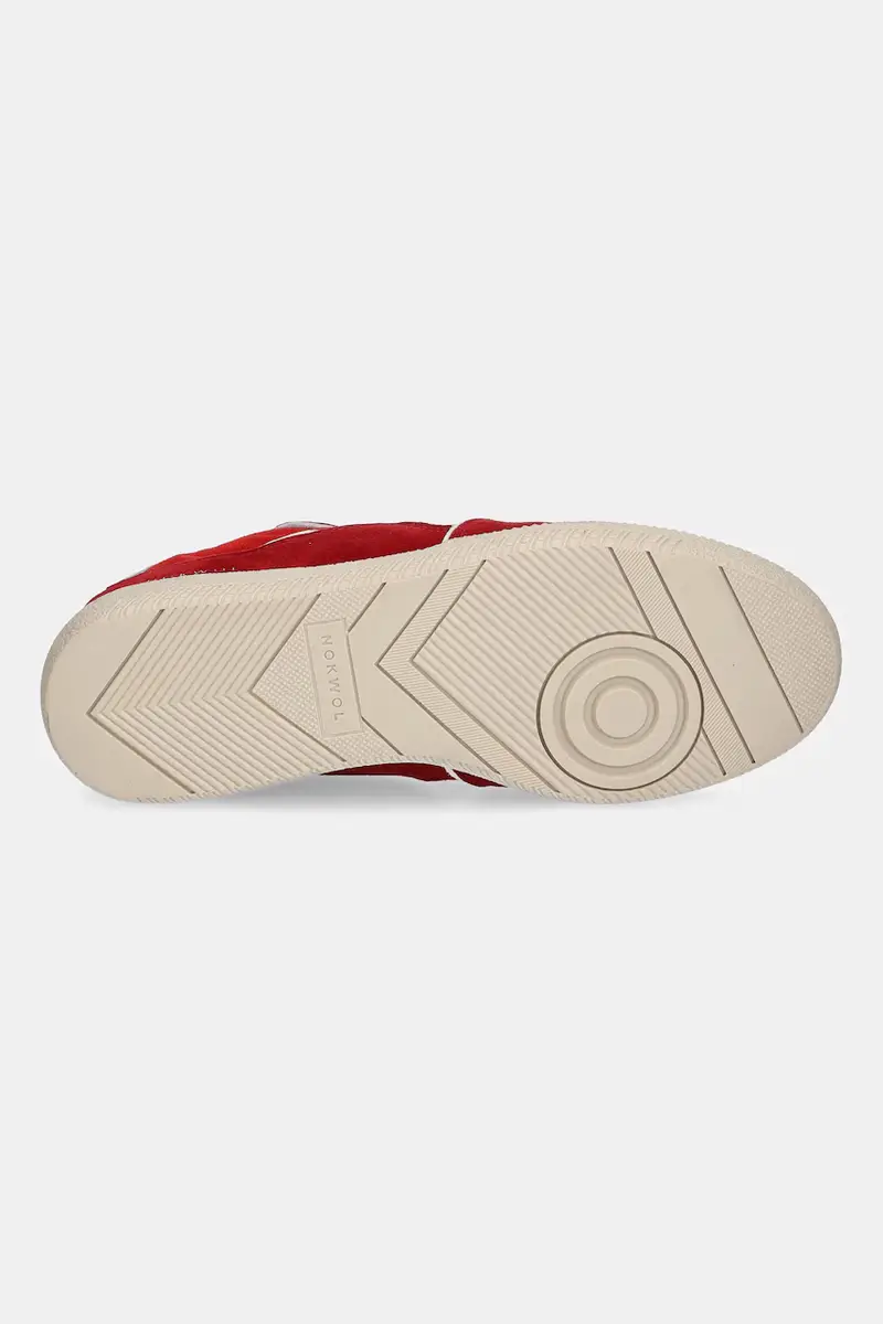 sneakers in camoscio August donna colore rosso August miniatura 5