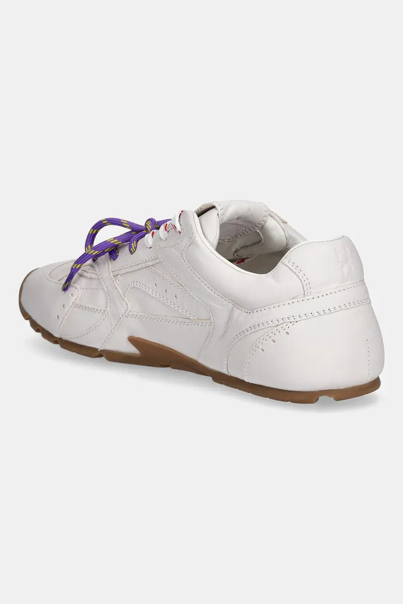 sneakers in pelle Atlas colore rosa Atlas Bianco miniatura 3