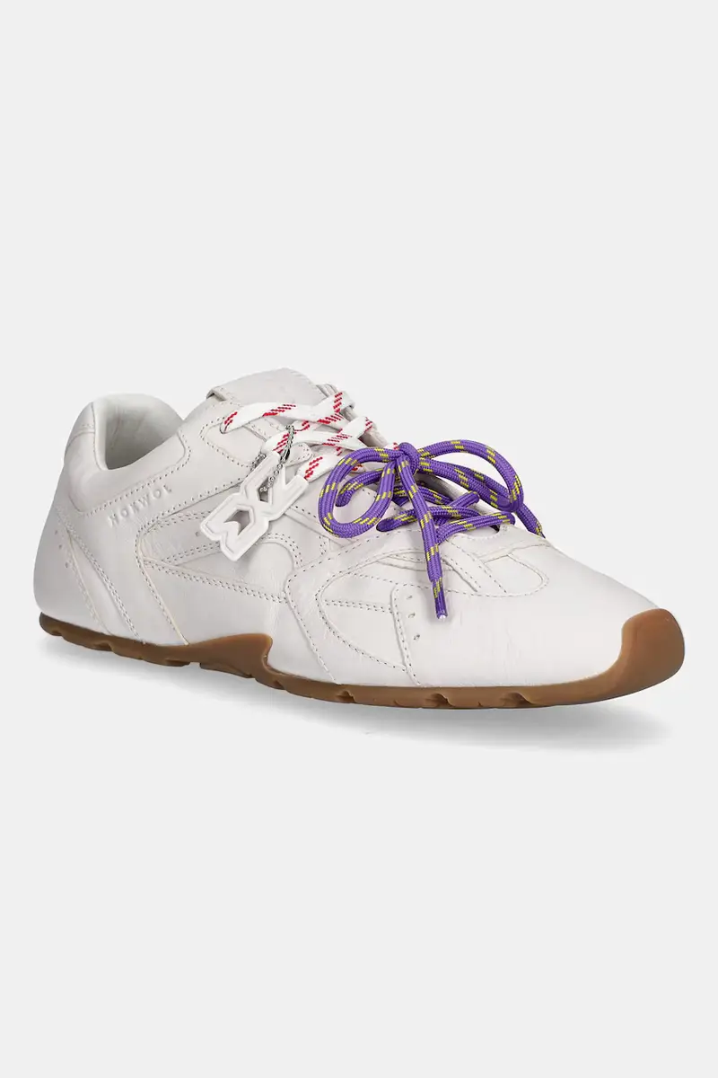 sneakers in pelle Atlas colore rosa Atlas Bianco