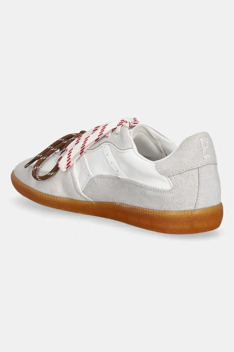 sneakers in pelle August donna colore grigio August miniatura 3