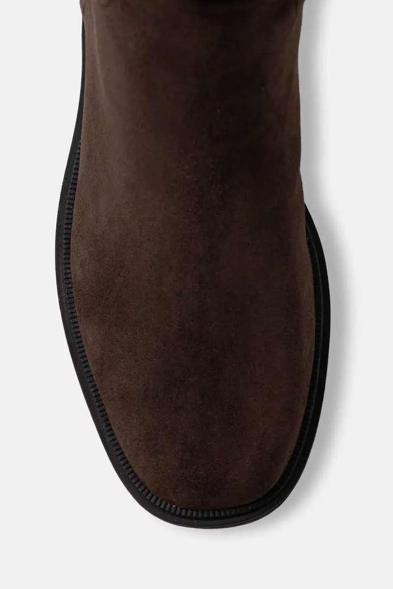 stivali in pelle scamosciata Jose Brown Leather donna colore marrone Jose Brown Leather miniatura 4