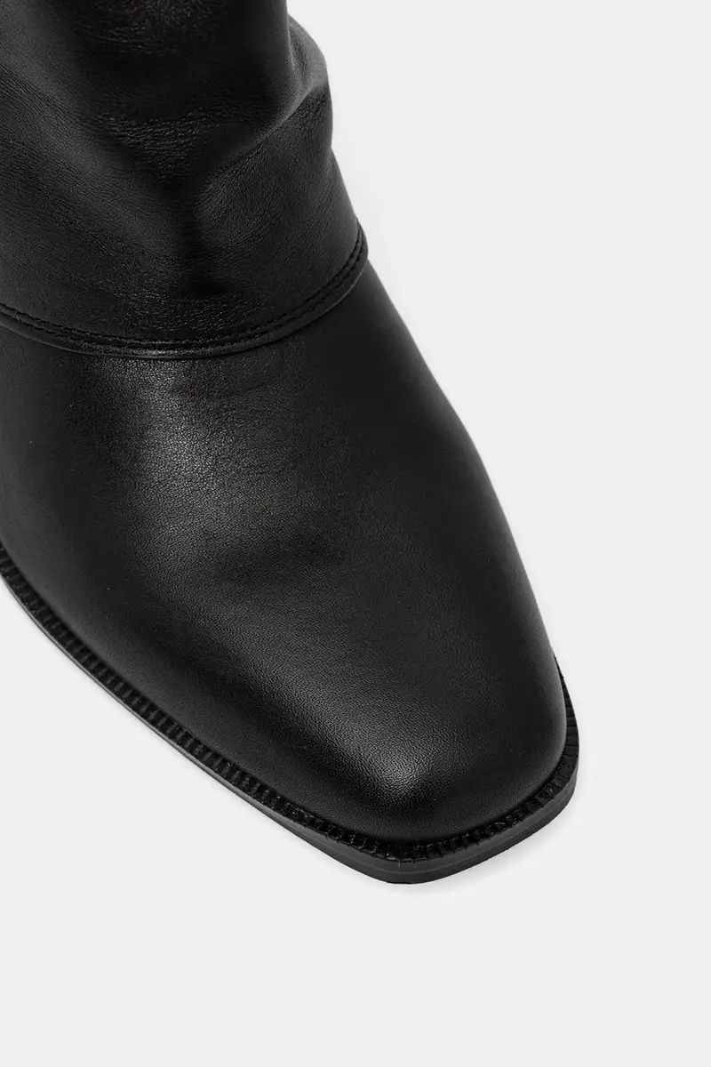 stivali in pelle Weather Black Leather donna colore nero Weather Black Leather miniatura 4