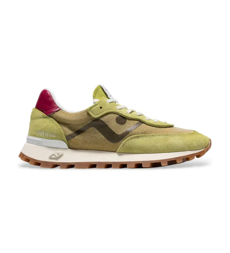 per donna NB2WS110 Sneakers Veloce Water Washed Green (38), Basso, Stringhe, Casual, Verde, Sostenibile Naturale