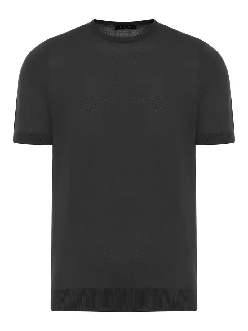 Giro manica corta Nero