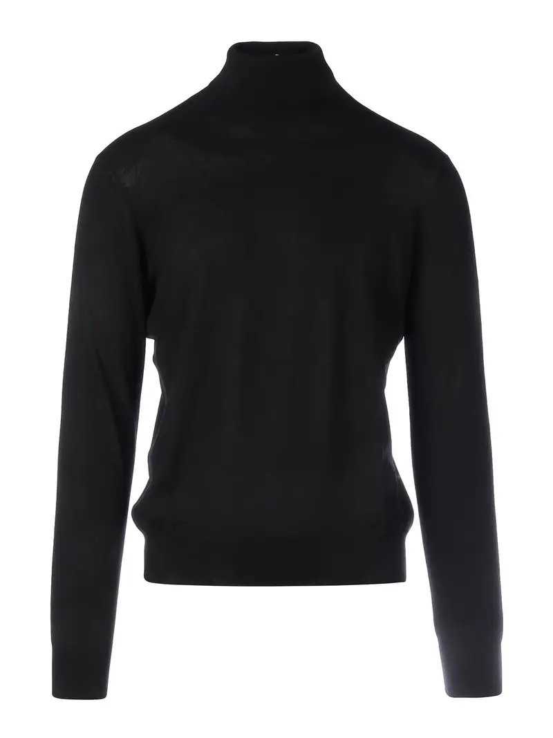 Maglia in lana sottile Nero