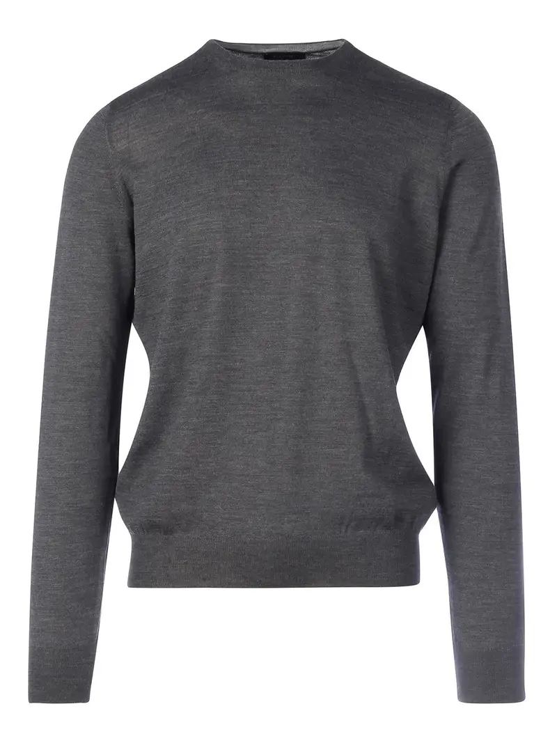 Maglia sottile in cashmere Grigio