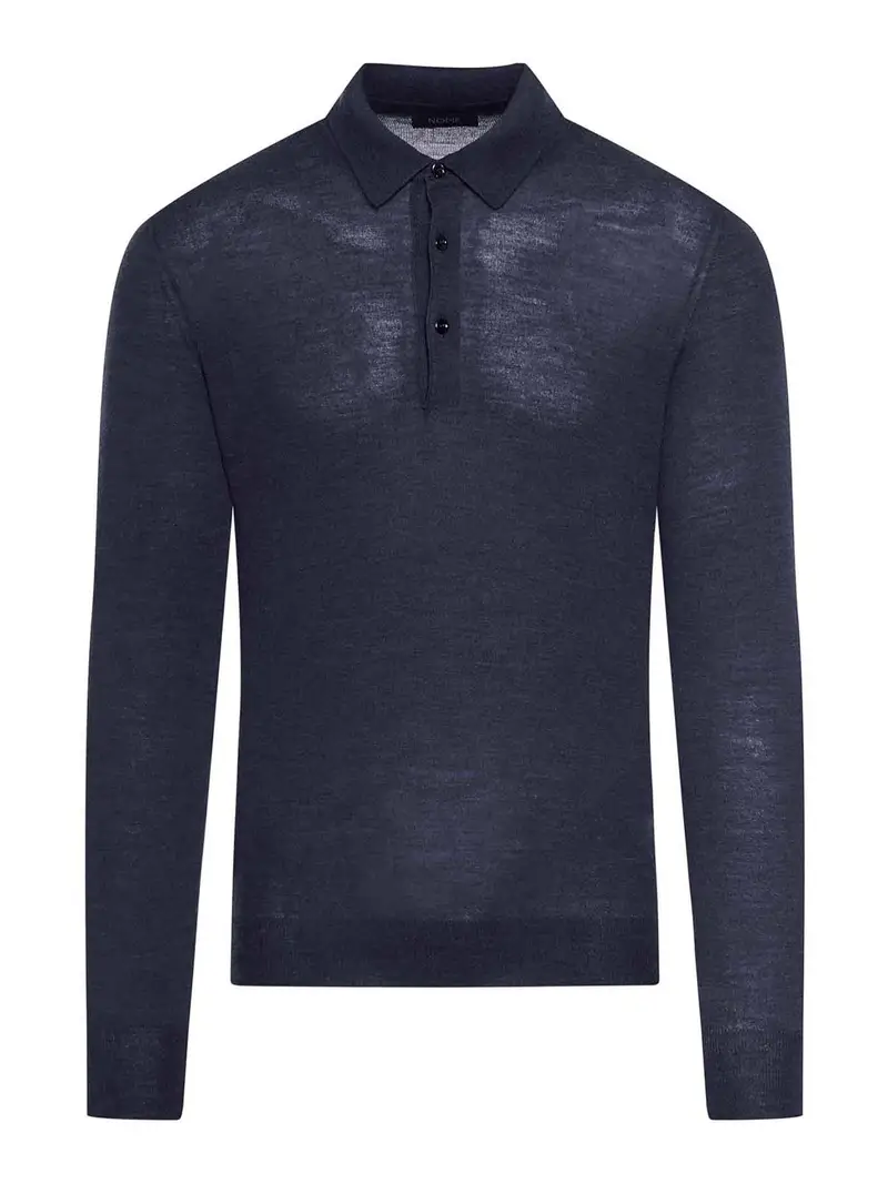 Tennis Manica Lunga Blu