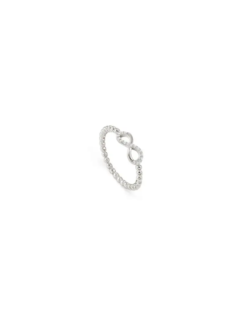 Anello NOMINATION LOVECLOUD in argento 925 e pietre bianche 240500/006/008 Infinito Misura 17