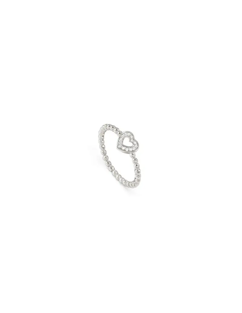 Anello NOMINATION LOVECLOUD in argento 925 e pietre bianche 240500/009/006 Cuore Misura 15