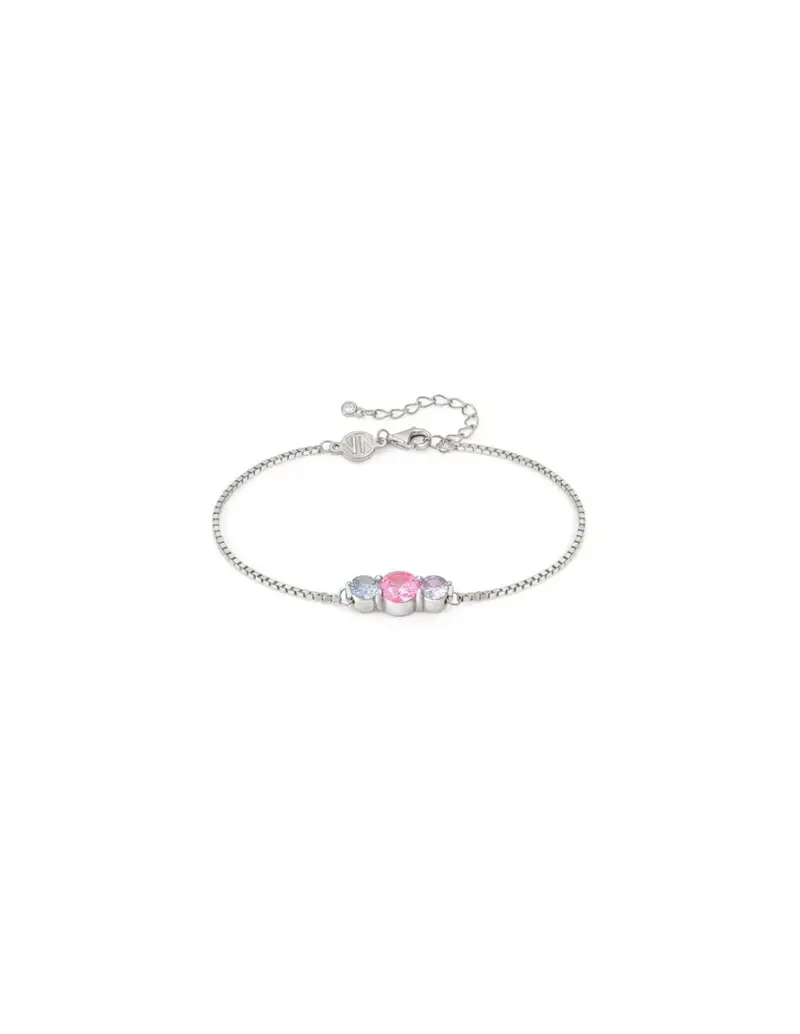 Bracciale NOMINATION COLOUR WAVE in argento 925 e 3 pietre colorate 149817/005