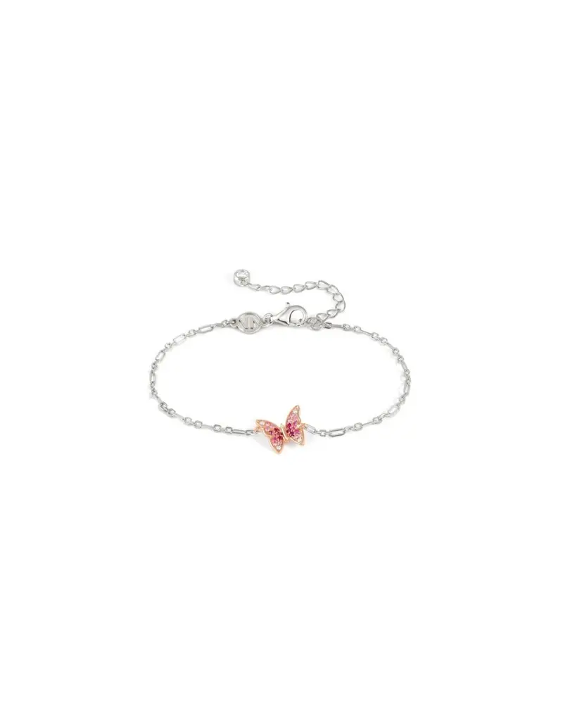 Bracciale NOMINATION CRYSALIS in argento 925 farfalla cristalli rosa 241102/040