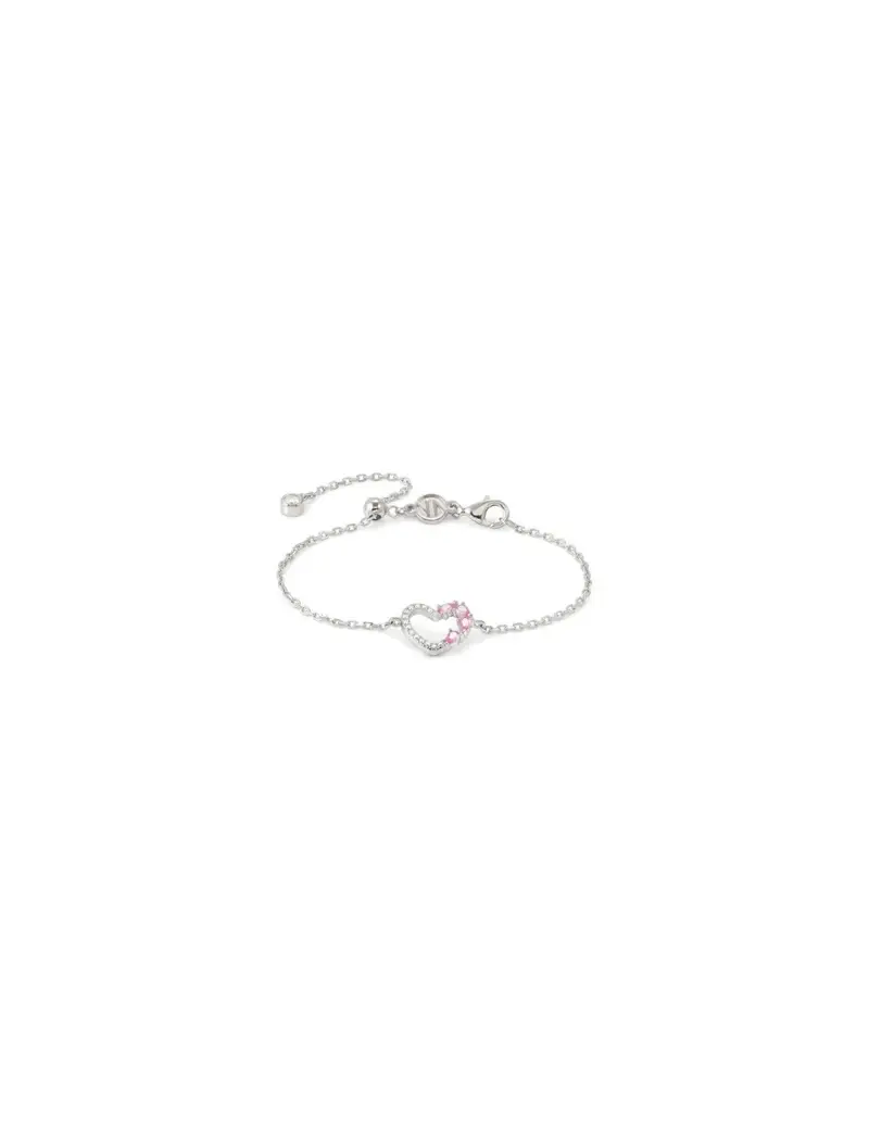 Bracciale NOMINATION Shine Me Up in argento con Cuore rosa 241901/004