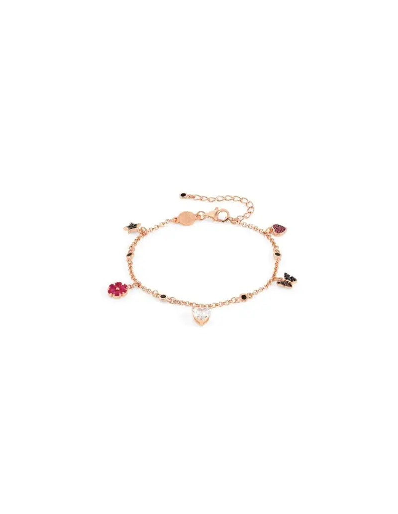 Bracciale NOMINATION Sweetrock Nature in argento 925 rosato 148038/047 Cuore