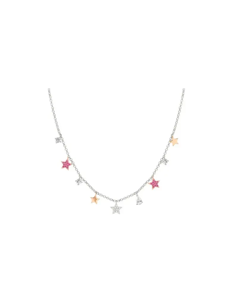 Collana girocollo NOMINATION LUCENTISSIMA in argento 925 con mix pendenti e cristalli STELLA 240703/033