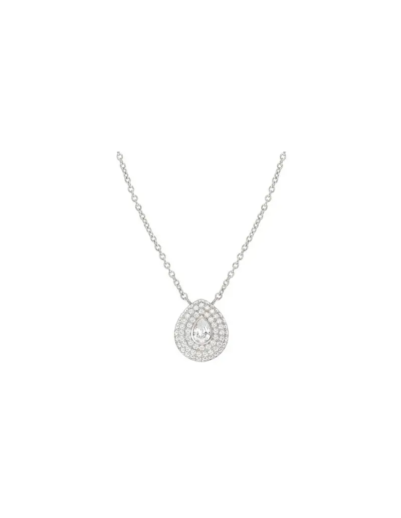 Collana NOMINATION DOMINA in argento 925 e pavè di cubic zirconia 240406/015 Goccia