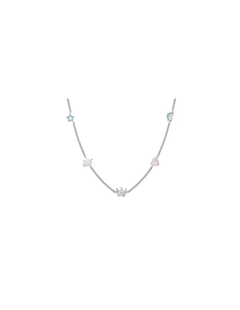 Collana NOMINATION Fairyicons in acciaio con mix pendenti colorati 134103/050