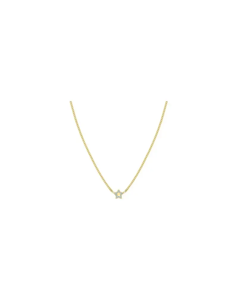 Collana NOMINATION Fairyicons in acciaio dorato con Stella azzurra 134108/023