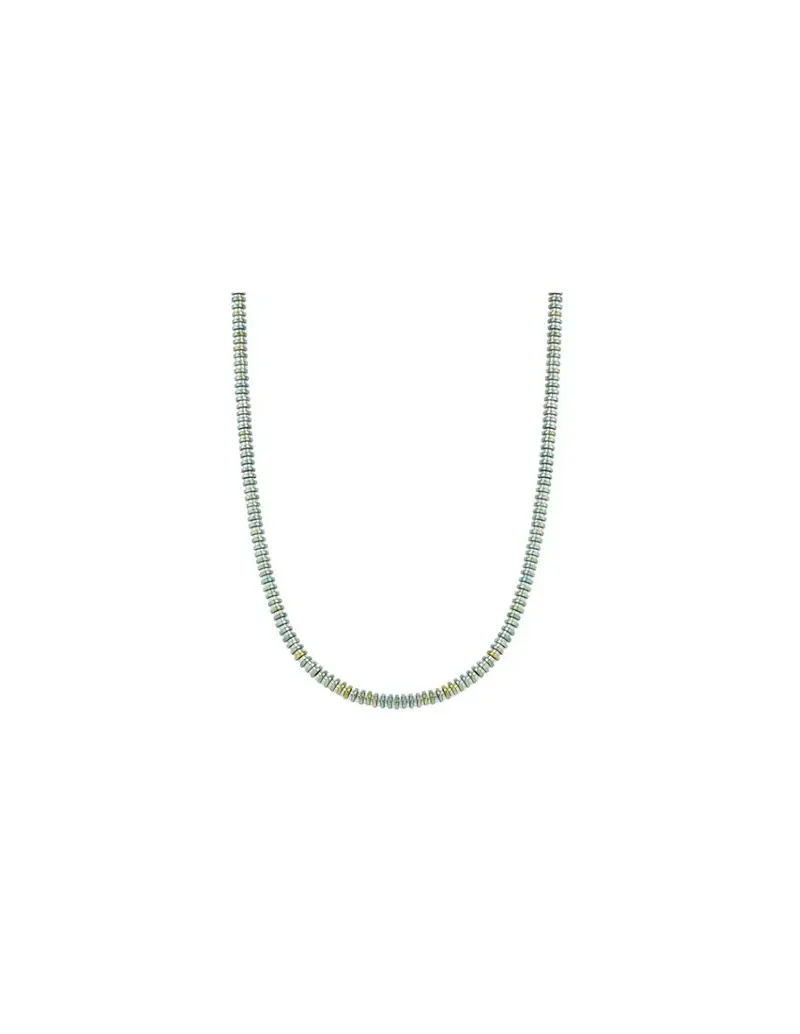 Collana Uomo NOMINATION B-YOND in acciaio e dettaglio PVD verde 028953/019