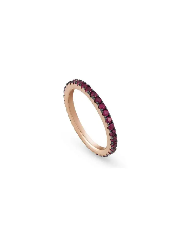 SALDI Anello NOMINATION Easychic in argento - 147900/012/005 Mis. 13 Red Rose Gold