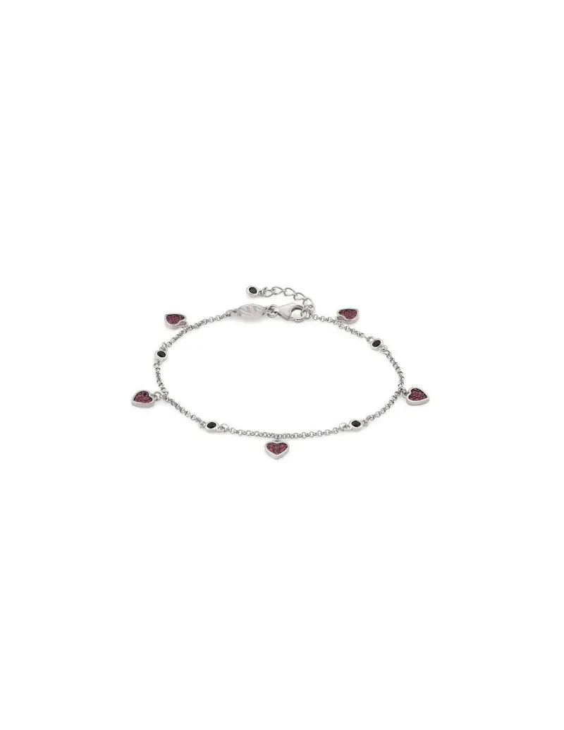 SALDI Bracciale NOMINATION Sweetrock in argento - 148002/001 Silver Cuori