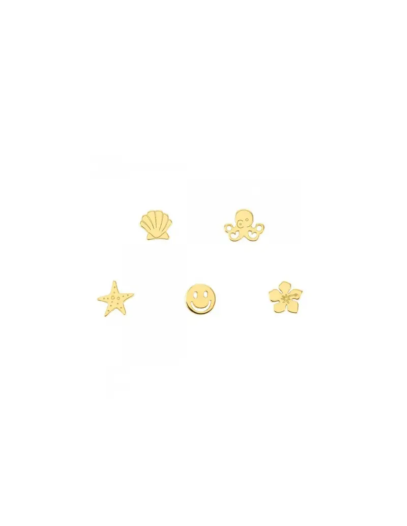 SALDI Orecchini NOMINATION Melodie Set in Argento 147722/082 Gold