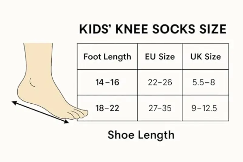 NOQ Calzini da Bambina a Righe Calzini Calzini Flessibili Caldi Morbidi 100 DEN per Bambini Casual Uniforme Scolastica miniatura 3