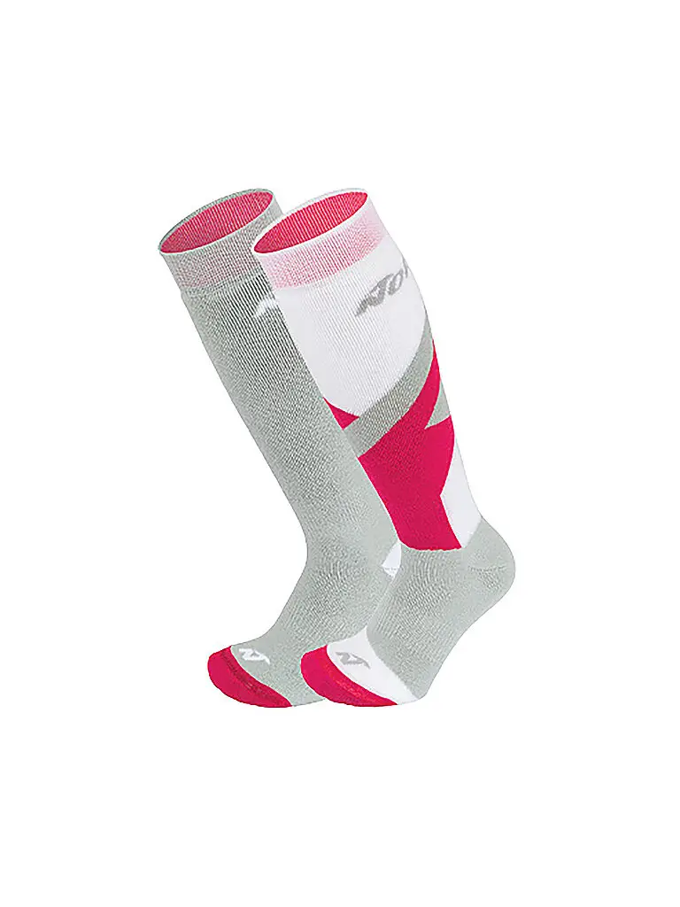 Calze da sci da ragazza Allmountain Junior grigio chiaro | 31-34
