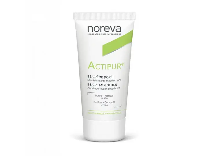 Noreva Actipur BB Crema Colorata Dorata Pelle Sensibile alle Imperfezioni 30ml