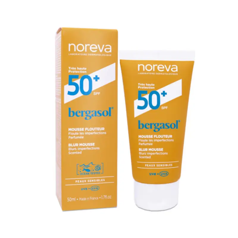 Noreva Bergasol SPF50+ Mousse Flouteur 50ml