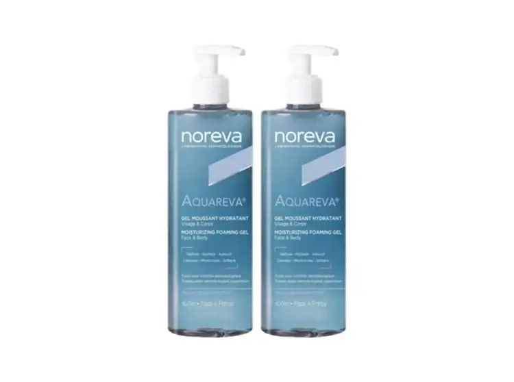 Noreva Exfoliac Gel Schiumogeno Idratante Viso e Corpo Pelle disidratata 2x400ml