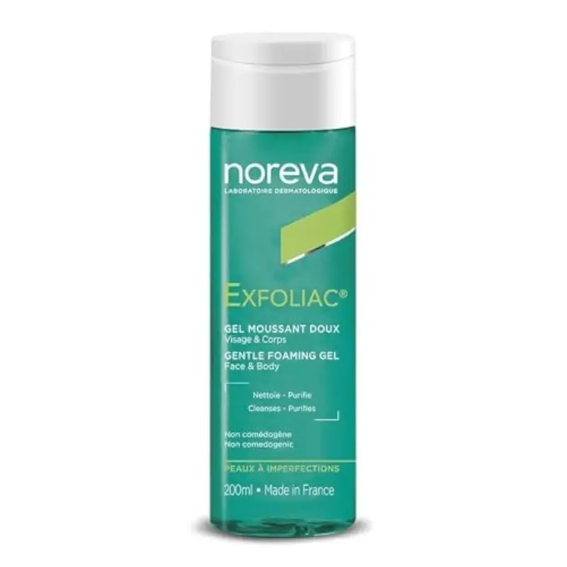 Noreva Exfoliac Gel Schiumogeno Morbido - Viso & Corpo 200ml