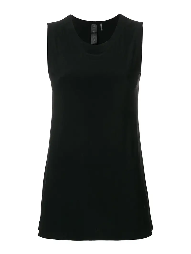 Canotta in cotone nero