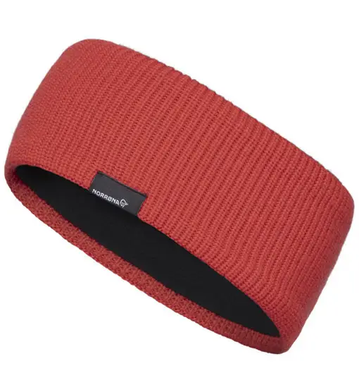 /29 heavy merinoUll - fascia paraorecchie Red