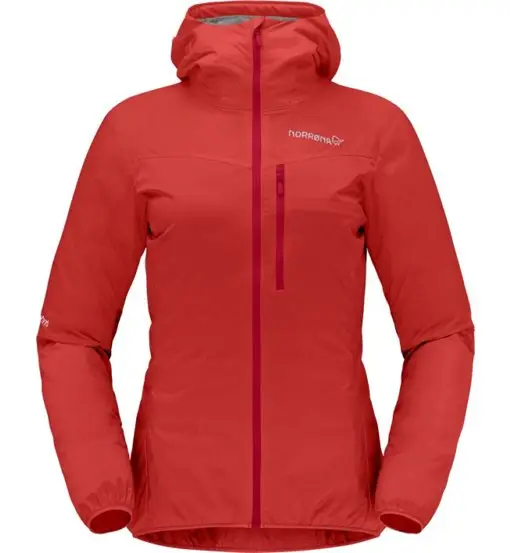 Falketind aero60 Hood - giacca alpinismo - donna Red