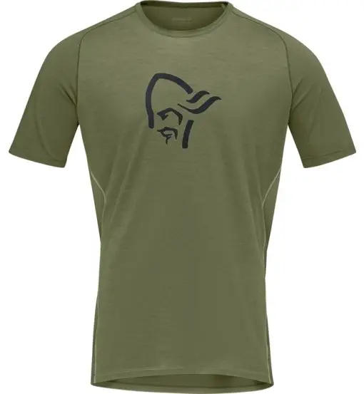 Fjørå Wool - T-shirt - uomo Green