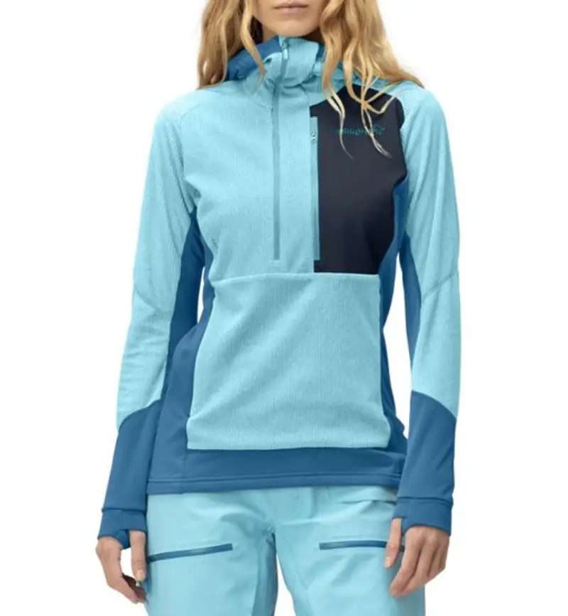 Lofoten Thermal Pro Hood Ws - felpa in pile - donna Azure