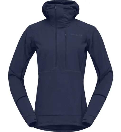 Lofoten Thermal Pro Hood Ws - felpa in pile - donna Blue