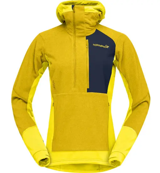Lofoten Thermal Pro Hood Ws - felpa in pile - donna Yellow