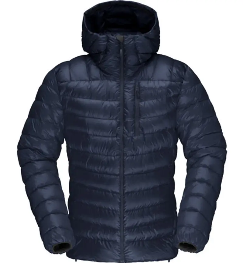Lyngen down850 Hood - giacca piumino - uomo Blue