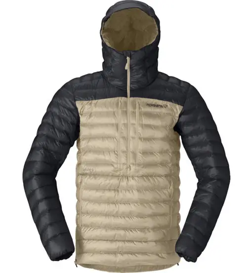 Ms Lofoten down800 Anorak - giacca piumino - uomo Light Brown