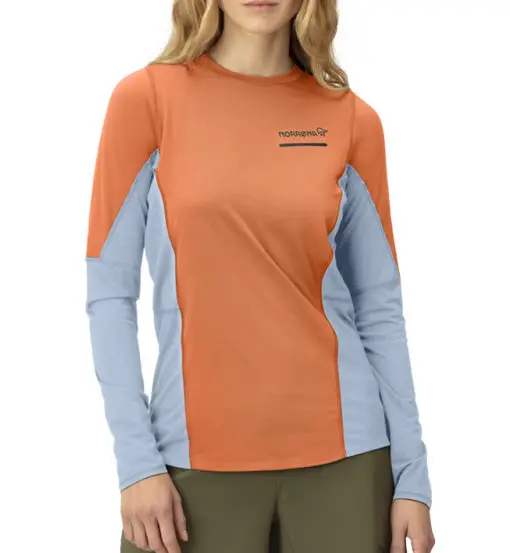 Senja Equaliser Lightweight Ws - maglia a maniche lunghe - donna Orange