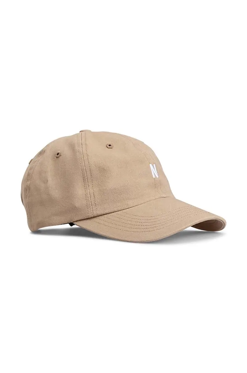 berretto in cotone Twill Sports Cap N80-0001 0966 N80.0001.0966 Beige
