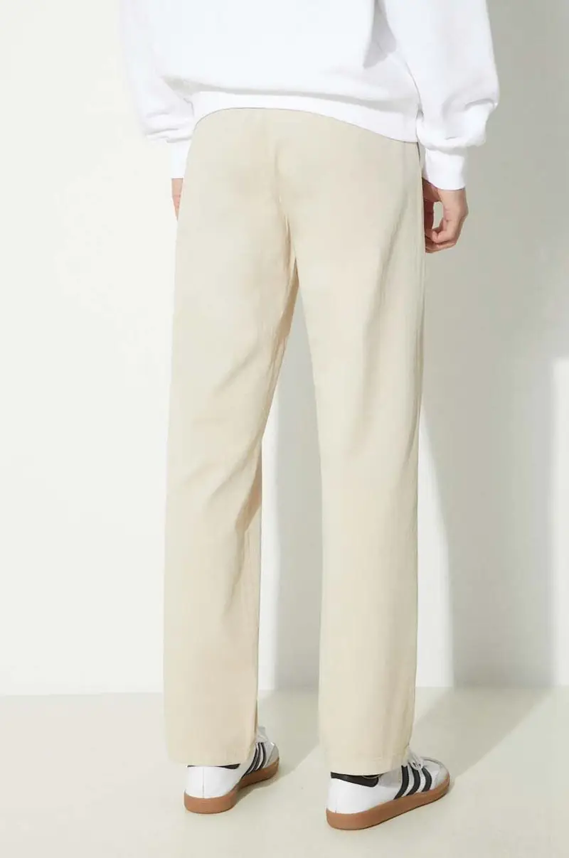 pantaloni Aros Regular Organic Beige miniatura 3