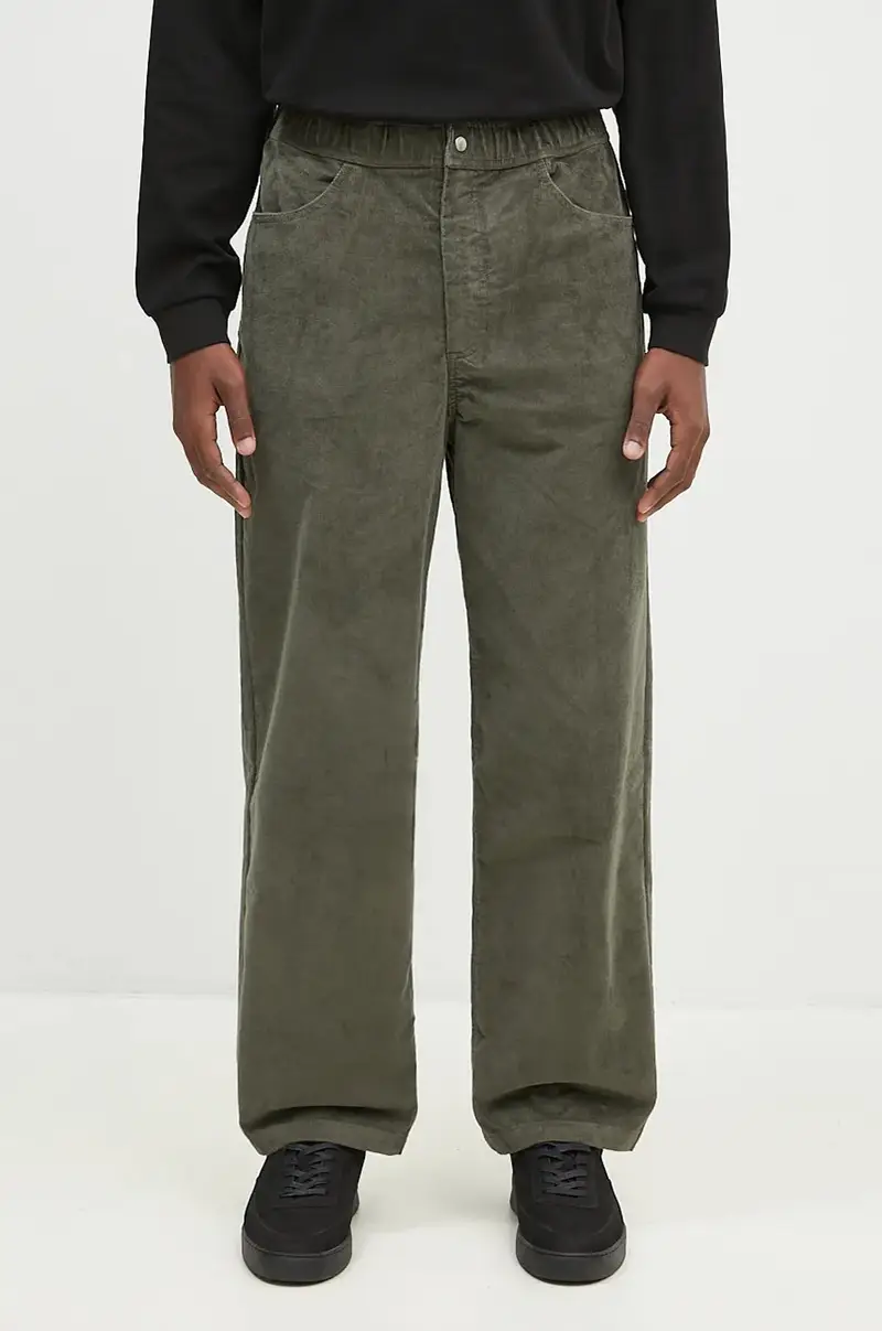 pantaloni in velluto a coste Ragnar Relaxed Solotex Corduroy Pant colore verde N25.0410.8098
