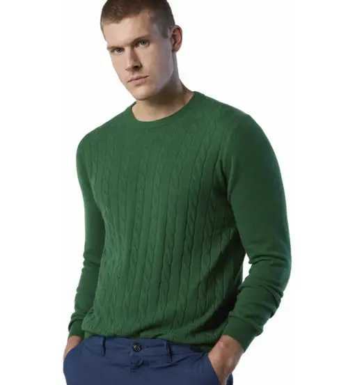 Cable Cashmere Blend M - maglione - uomo Green