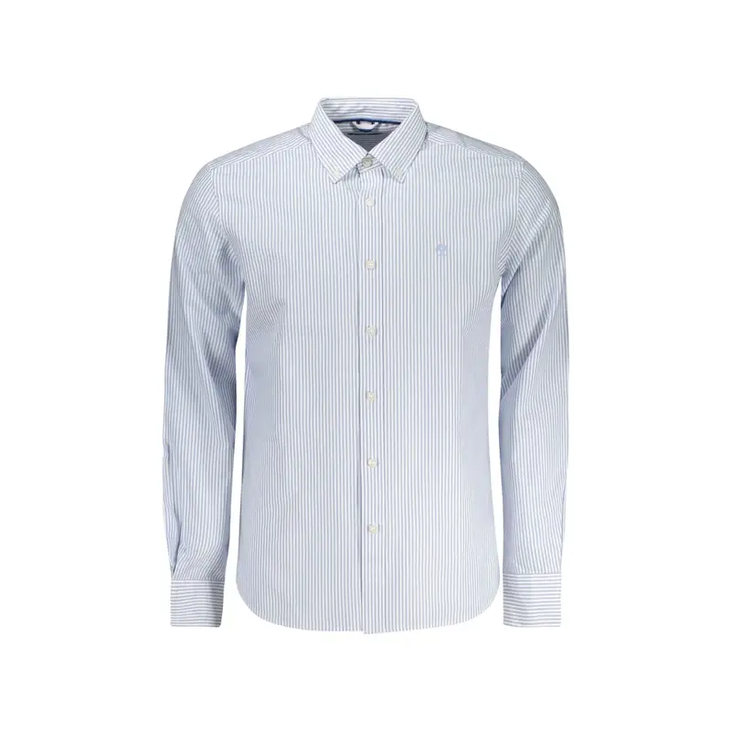 Camicia Maniche Lunghe Uomo Bianca Ricamo Bianco