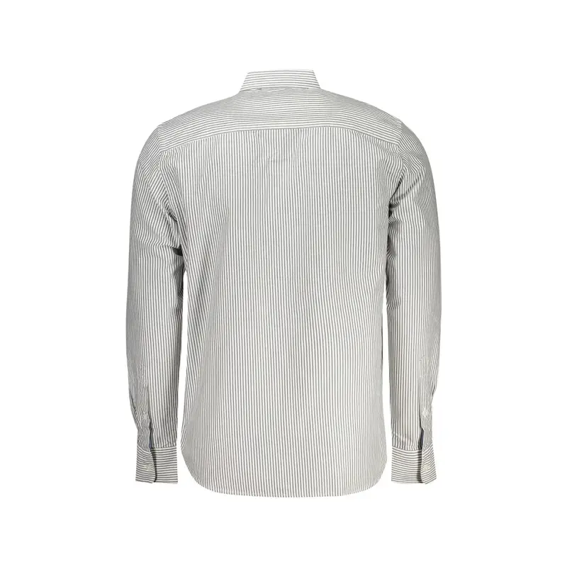 Camicia Maniche Lunghe Uomo Bianca Ricamo Bianco miniatura 2